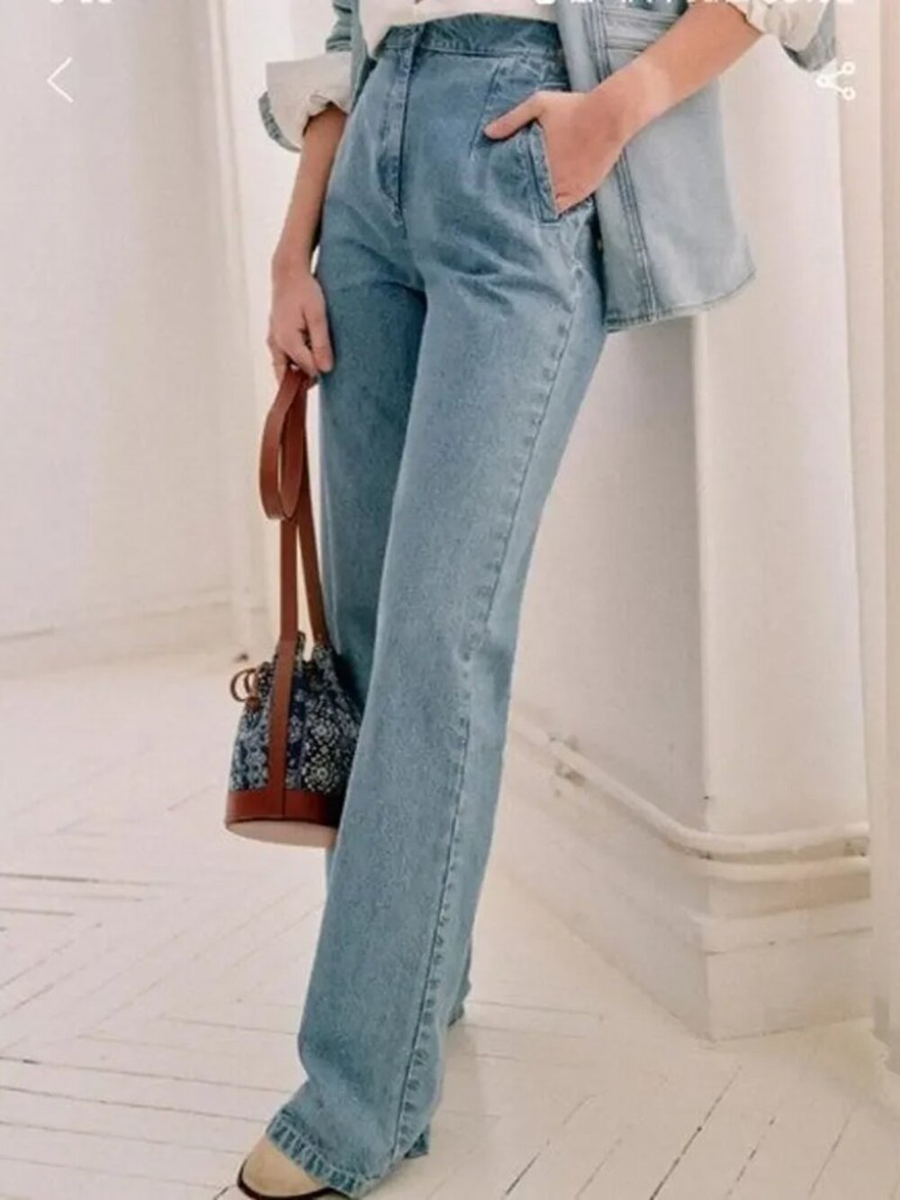 Sezane Martin Trouser Jeans Women's Size 42 / US 10